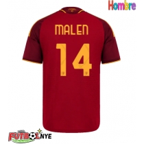 Camiseta AS Roma Donyell Malen #14 Primera Equipación 2026-27 manga corta